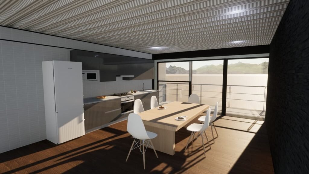 Snack Bar oficinas render